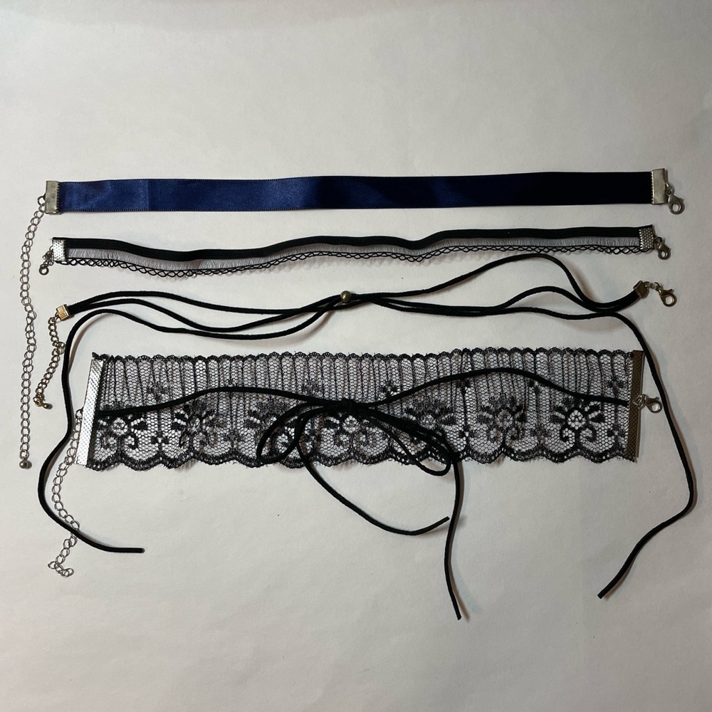 Choker Necklaces Bundle of 4